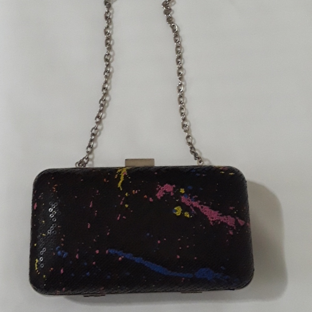 Jessica mcclintock • Black sequined paint